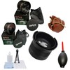 52MM Deluxe Lens Kit Included .35X FishEye Lens + Wide