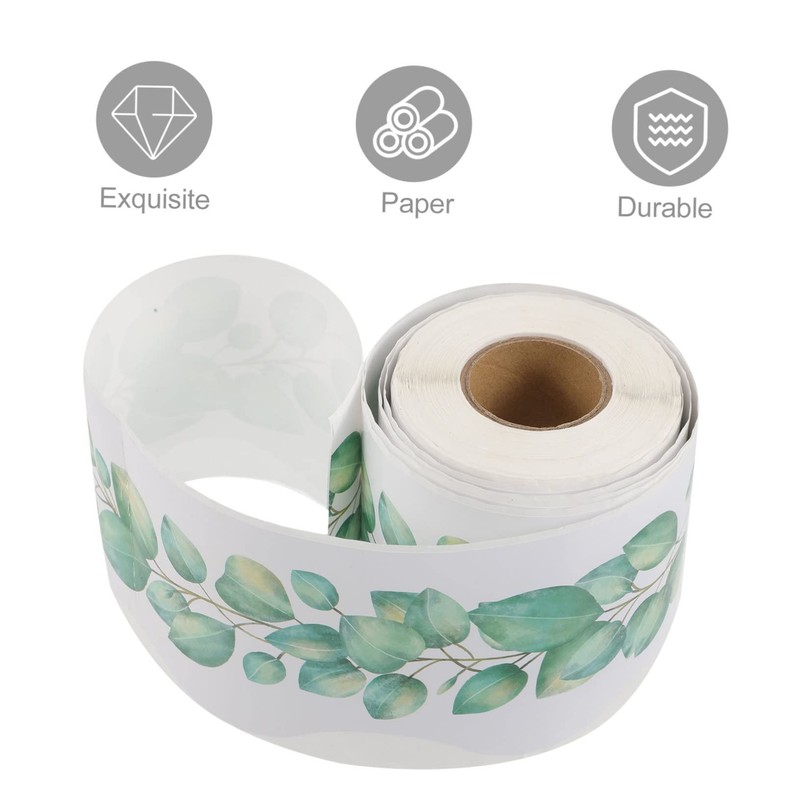 CAXUSD 1 Roll Eucalyptus Bulletin Board Border Stickers Classroom Decor