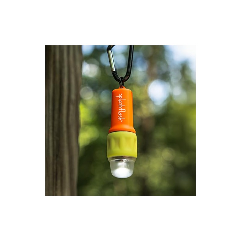 UST SplashFlash Waterproof LED Flashlight, Orange, One Size