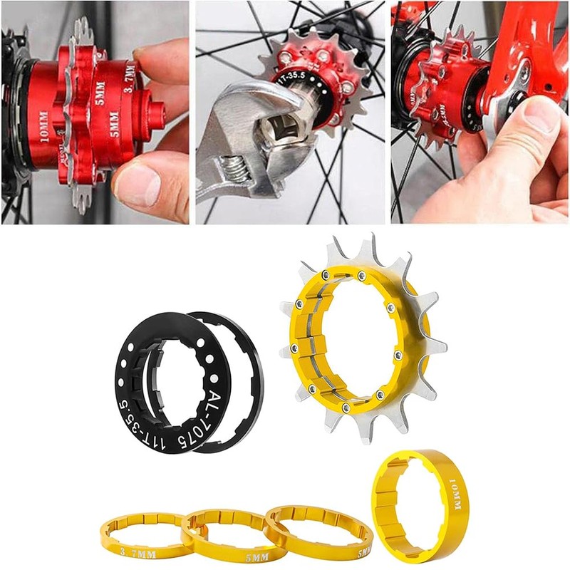 Sarini Bike Single Speed Conversion Kit, 12T Bicycle Single Speed