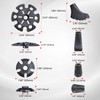 TheFitLife Trekking Poles Accessories Set - Rubber Replacement Pole Tip