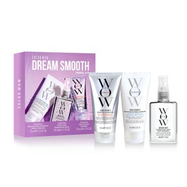 COLOR WOW Dream Smooth Minis, kit de viaje que incluye champú, acondicionador y Dream Coat, 2.5 fl. Onz.