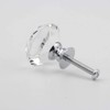 MDPLY 10 Pack Crystal Cabinet Knobs 30mm Diamond Glass Pulls