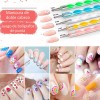 Vaduma Kit De Arte De Uñas, Pinceles Decorar Manicura Decoración