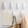 TAILI Damage-Free Hanging Hooks with Adhesive Strips,Heavy Duty Utility Hooks