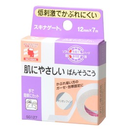 Nichiban Skinnagate Hypoallergenic Rolling Balm 0.5 inch (12 mm) Wide 26.2 ft (7 m) Roll, 1 Roll