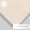 2X Jersey 100% Cotton Fitted Sheet for 160 x 70