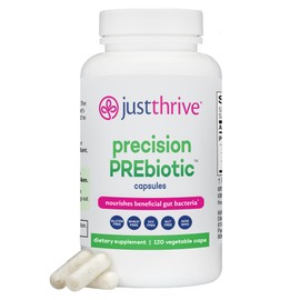 Just Thrive Precision PREbiotic Capsules - Prebiotic Blend for Gut Health and Immune Support, 120 Caps