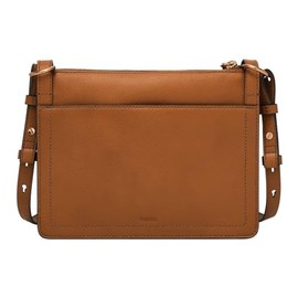 Fossil Damentasche Taryn braune Crossbodytasche aus Leder, L: 24,1 cm, B: 5,7 cm, H: 18,4 cm, ZB1894216