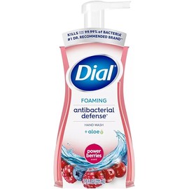 Dial DIA 03016 Antibacterial Foaming Hand Wash, Power Berries, 7.5 Oz Pump Bottle, 8/carton