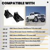 7BLACKSMITHS Rear Leaf Spring Hanger Set Compatible with 1999-2015 Chevy