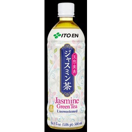 ITO EN (6 Pack) ITO EN Unsweetened Jasmine Green Tea with Vitamin C, Non GMO, 500ml