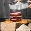 Gsakskdsap 2 Pieces Flour Sieve Stainless Steel, Fine Flour Sieve,