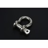 3/8" Anchor Shackle D Clevis Bow Ring 316 Stainless Steel