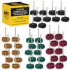 Dura-Gold 40-Piece 1" Abrasive Conditioning Polishing Buffing Wheel Set -
