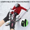 PATIKIL Winter Ski Snow Gloves, 1 Pair Waterproof Winter Warming