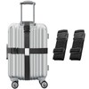 2 Pack Luggage Straps, Adjustable Luggage Straps for Suitcases, Heavy