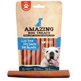 Amazing Dog Treats 6 Inch Collagen Stick - (10 Count) - Collagen Sticks for Dogs - No Hide Dog Bones