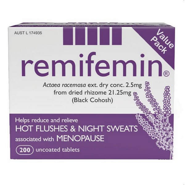 Remifemin Menopause Symptom Relief 200 Tablets