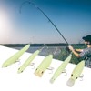 5Pcs Simulation Luminous Plastic Lure Hard Minnow Popper Pencil VIB