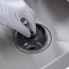 Kitchen Sink Drain Basket Strainer Filter/Stopper with Handle, Anti-Clog Kitchen