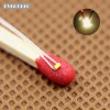 evemodel 20pcs Pre-wired Micro PTFE Wire Warm White SMD LED