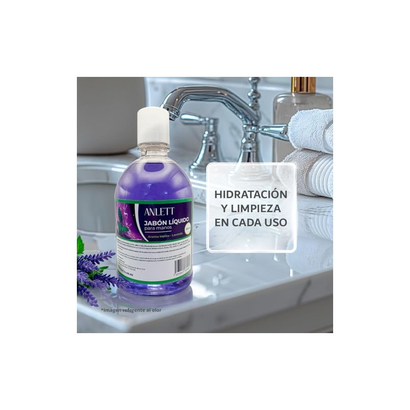 Jabón Líquido para Manos Aroma Lavanda Anlett 500ml