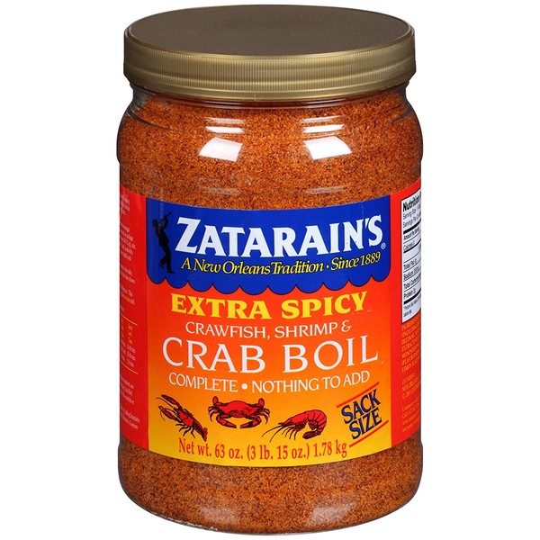 Zatarain's Extra Spicy Crawfish, Shrimp & Crab Boil, 63 oz