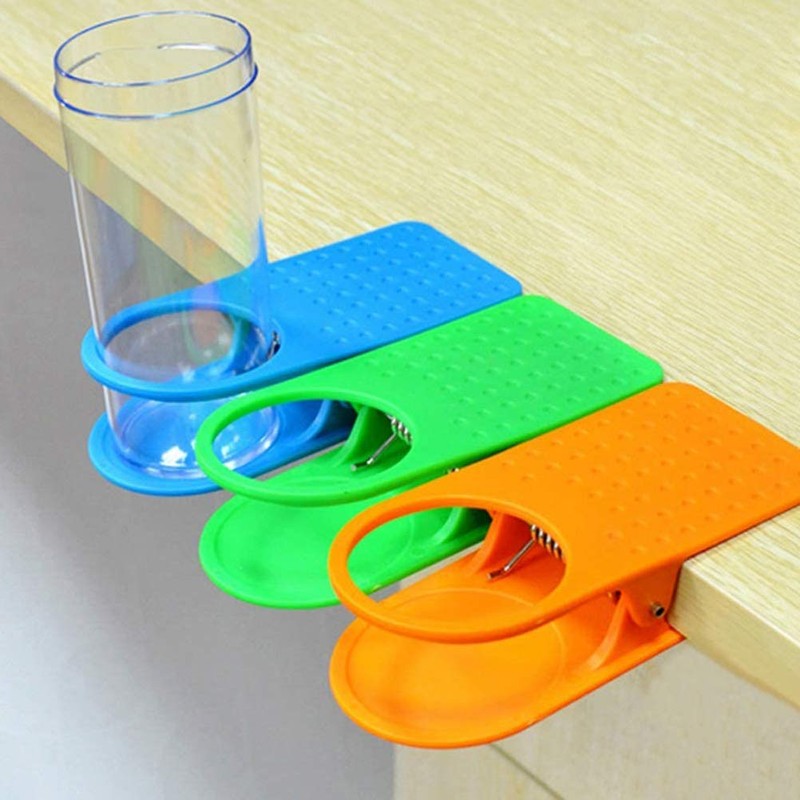 Calayu Drink Holder Clip, Multifunctional Bottle Holder, Portable Table, Desk,