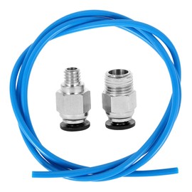 FELTECHELECTR 1m PTFE Bowden Tube Extruder Pneumatic Connector Fittings for Printing High Heat Resistance and Low Friction