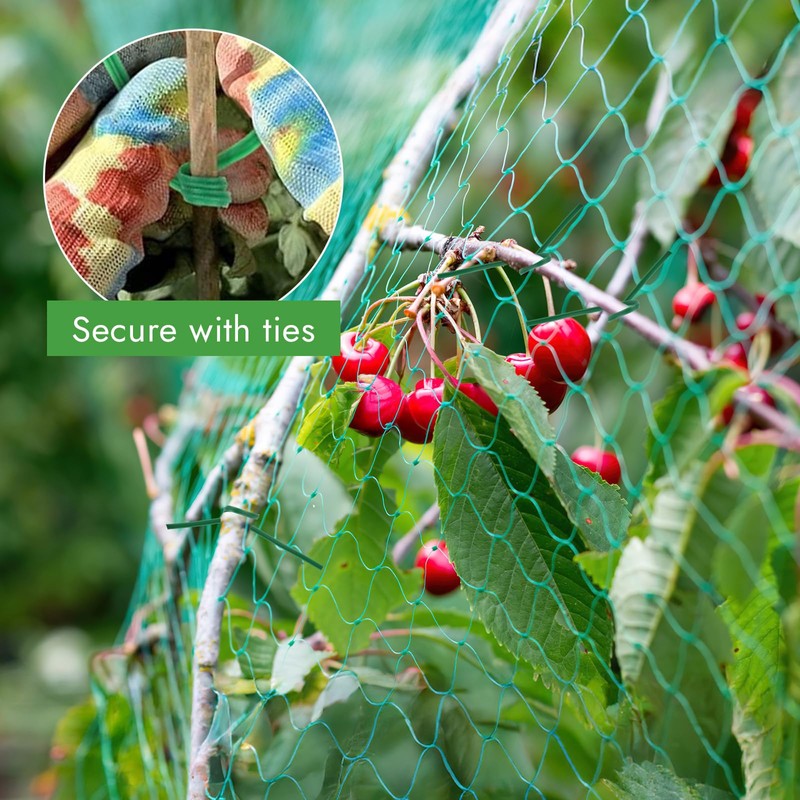 Bird Protection Net, Bird Net, Tight Mesh, 4 x 10