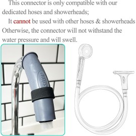 Sneatup Universal Adapter (2pcs) only compatible with Dedicated Hose & Showerhead