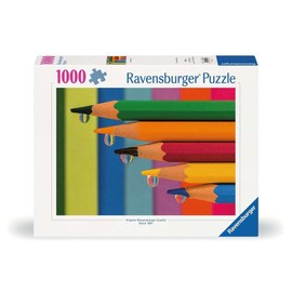 Ravensburger Puzzle 12000572 Colouring Pencils 1000 Pieces Puzzle for Adults and Children from 14 Years, Gift for VW Bulli Fans