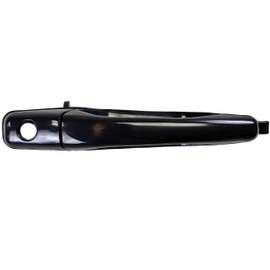 PT Auto Warehouse MI-3251S-FR - Outside Exterior Outer Door Handle, Smooth Black - Passenger Side Front