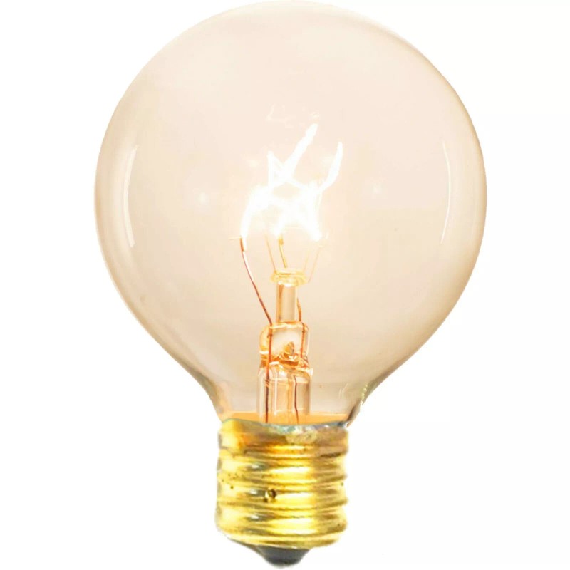 Lee Display G50 Globe Patio Light Bulbs Box of 25