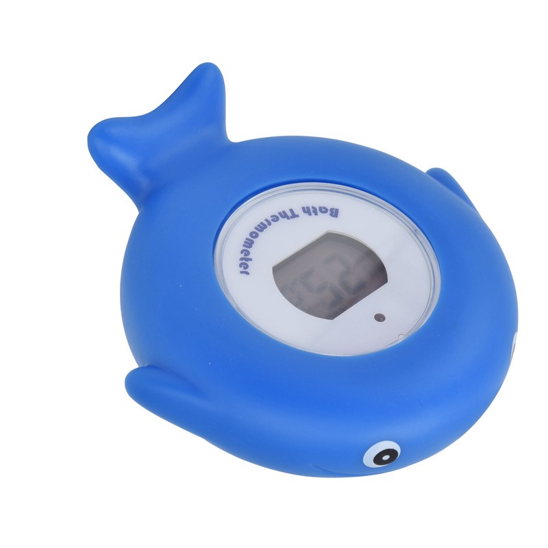 Baby Bath Electronic Thermometer Cute Fish Shaped LCD Shower Temperature