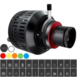 Bowens Mount Projector Attachment,Spotlight Conical Optical Snoot kit for LED Video Light/Continuous Output Lighting,Compatible with Aputure Amaran 60D/60X/150c,Godox SL60W/SL60IID/SL100D,NEEWER CB60