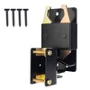 SANKINS 2 Way Heavy Duty Lockable Gate Latch, Black Anti-Sag