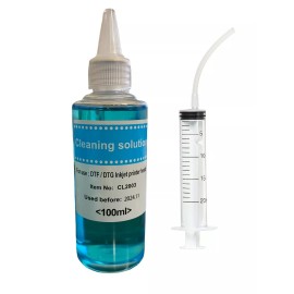 inkjetofficesupplyllc Cleaning Solution Cleaning Fluid Printhead Cleaner Unclog for DTF DTG Printers - 100ml