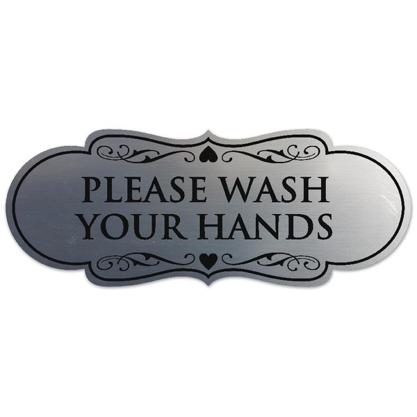 Signs ByLITA Designer Please Wash Your Hands Sign - Easy