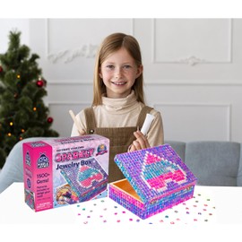 Joyero brillante Purple Ladybug para niñas de 6 a 12 años, regalo de cumpleaños, manualidades de Navidad y juguetes para niñas de 6 a 10 años, ideas de regalo creativas para niñas.
