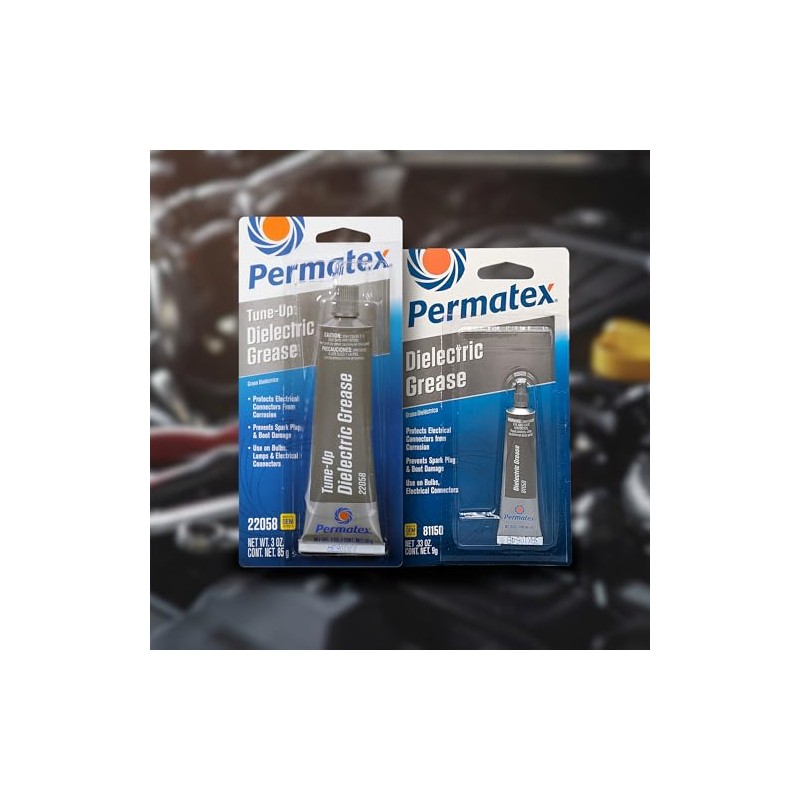 Permatex Grasa Dieléctrica, Transparente, 3 Oz