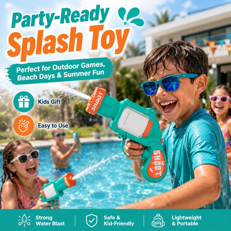 Mini Water Blaster Toy for Summer Games – Compact Easy-Fill