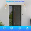 4" Extra-Wide Door Rain Drip Guard, 40" L Heavy Duty