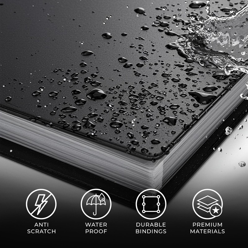 CardGuard Premium 3” Trading Card Binder – 100 Side-Loading Pages