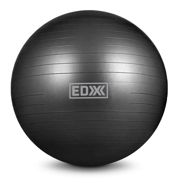 EDX Large Yoga Ball for Fitness, Exercise and Core Training, 55CM