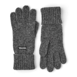 Hestra Unisex Pancho - 5-finger Glove - Grey - 11