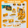 Mineup Magnetic Toy for Children, Construction Vehicles Car Toy Set,