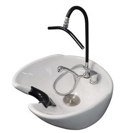 Head Spa Tools Spa Waterfall for Shampoo Bowl, Salon & Spa Massage Equipment, Black