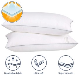 HIMOON Bed Pillows for Sleeping 2 Pack,Standard Size Cooling Pillows Set of 2...